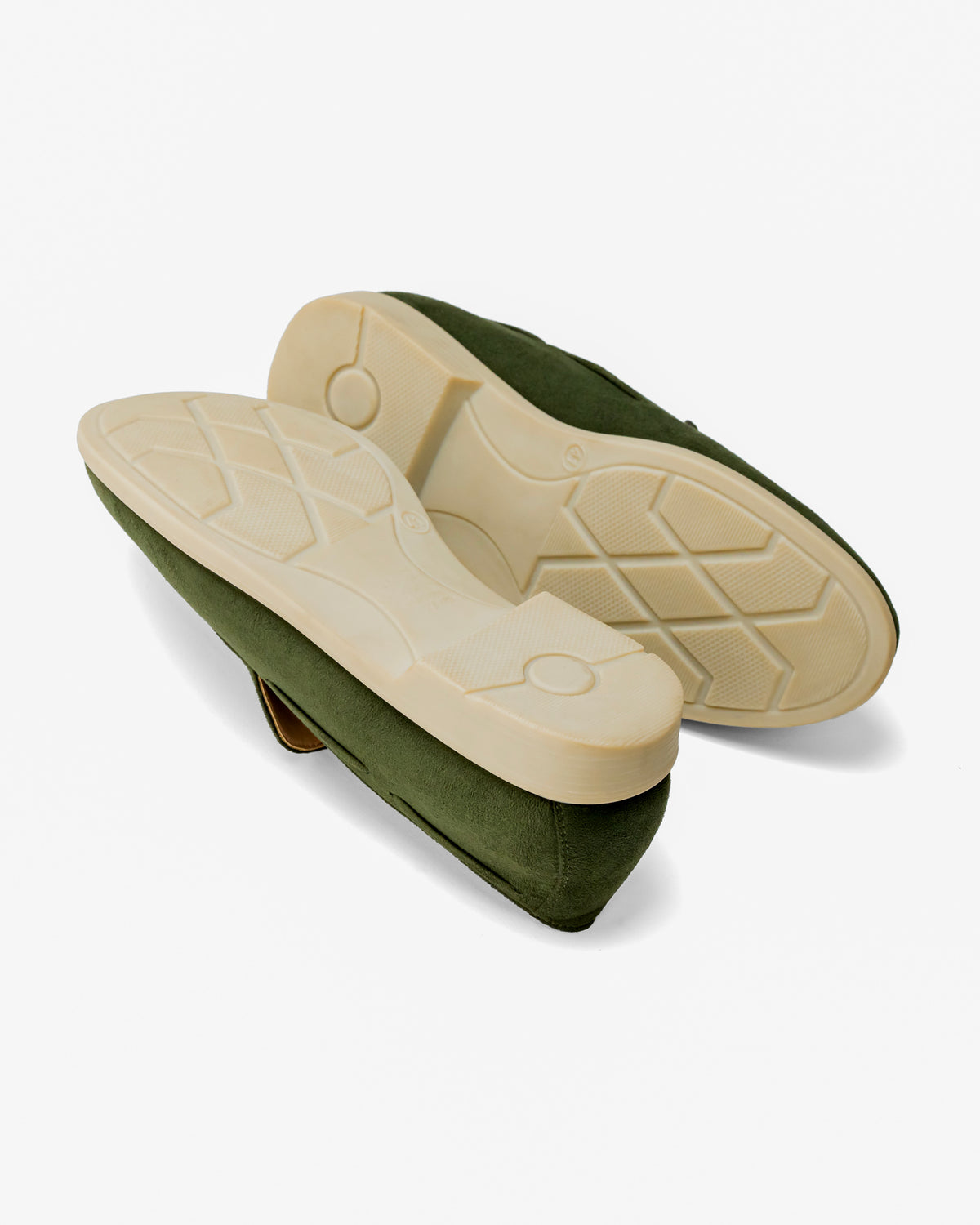 Olive Suede Slip-on