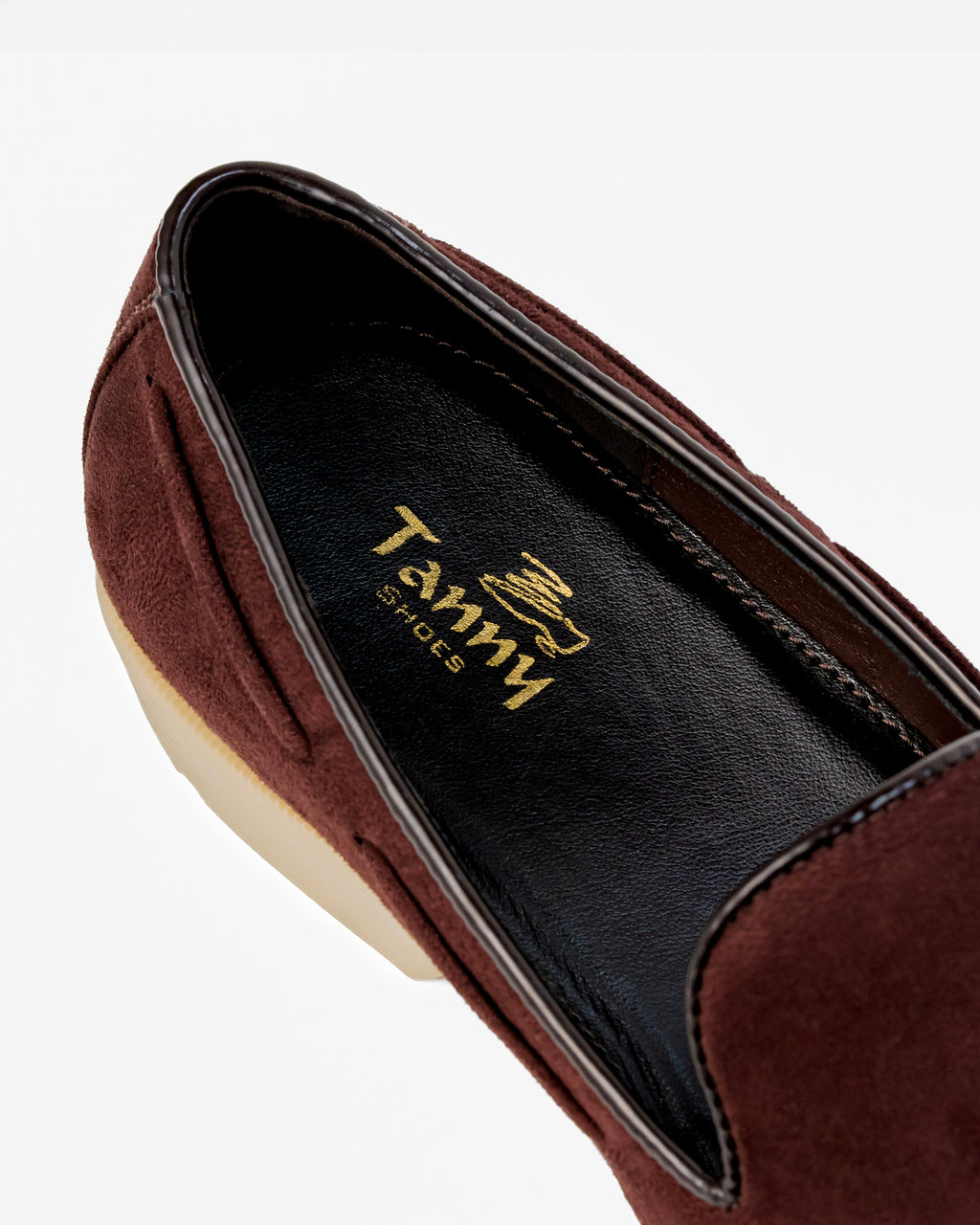 Maroon Suede Slip-on