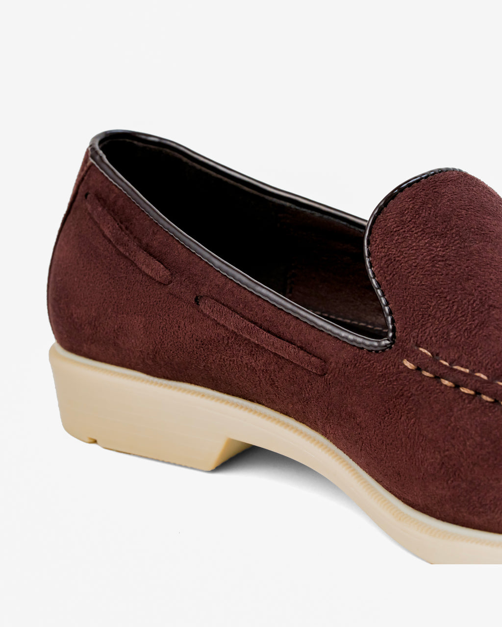 Maroon Suede Slip-on