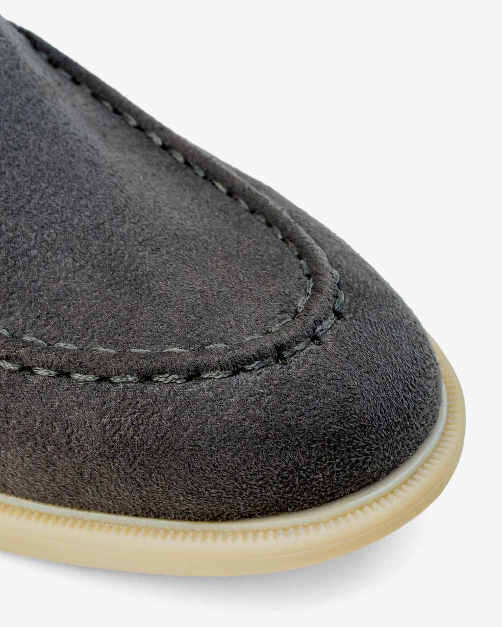 Grey Suede Slip-on