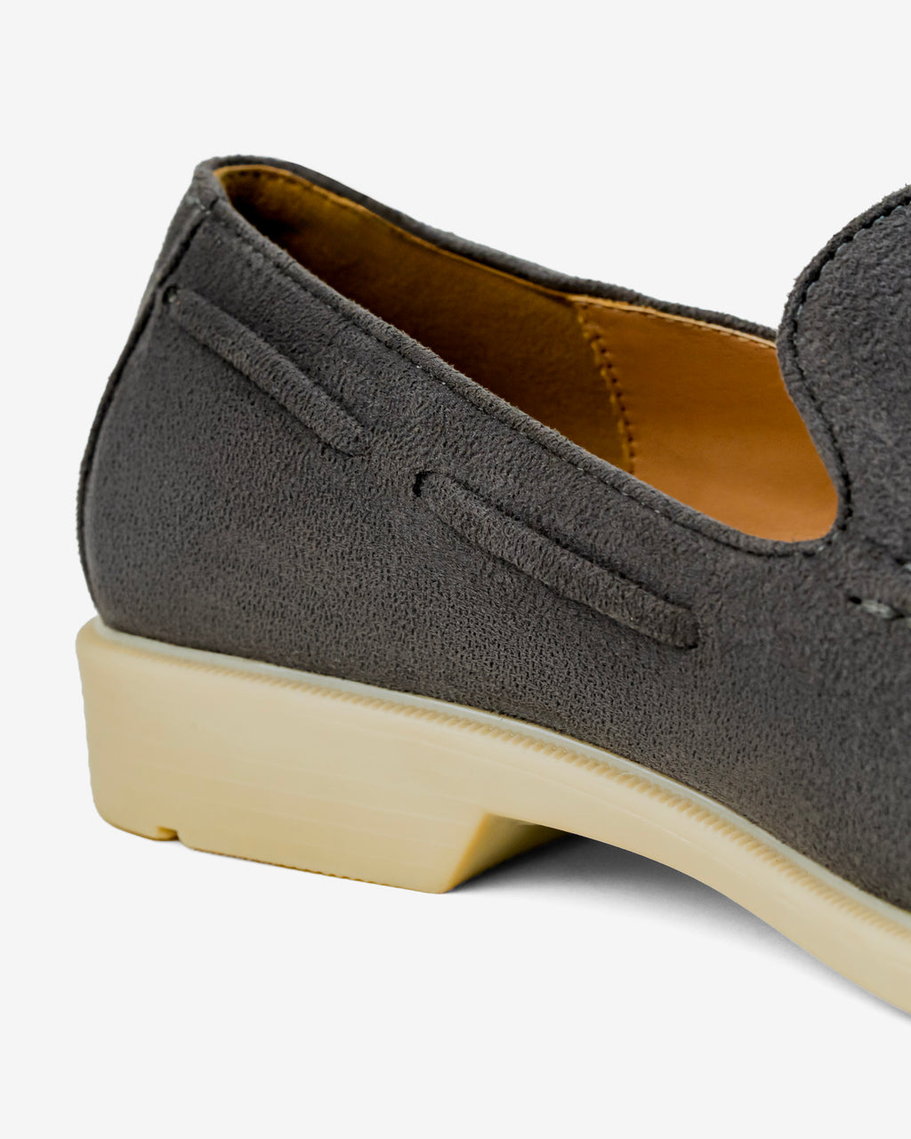 Grey Suede Slip-on