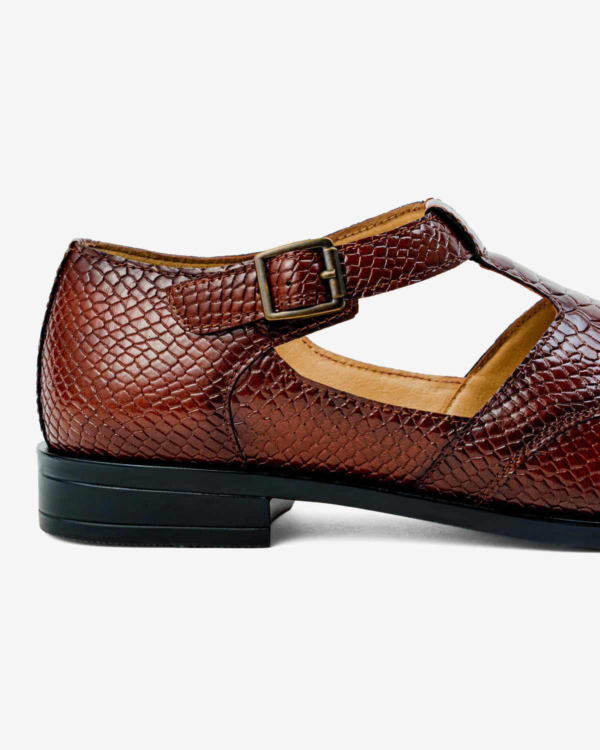 Abeer Crocodile Sandal