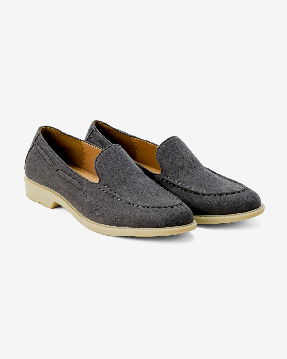 Grey Suede Slip-on