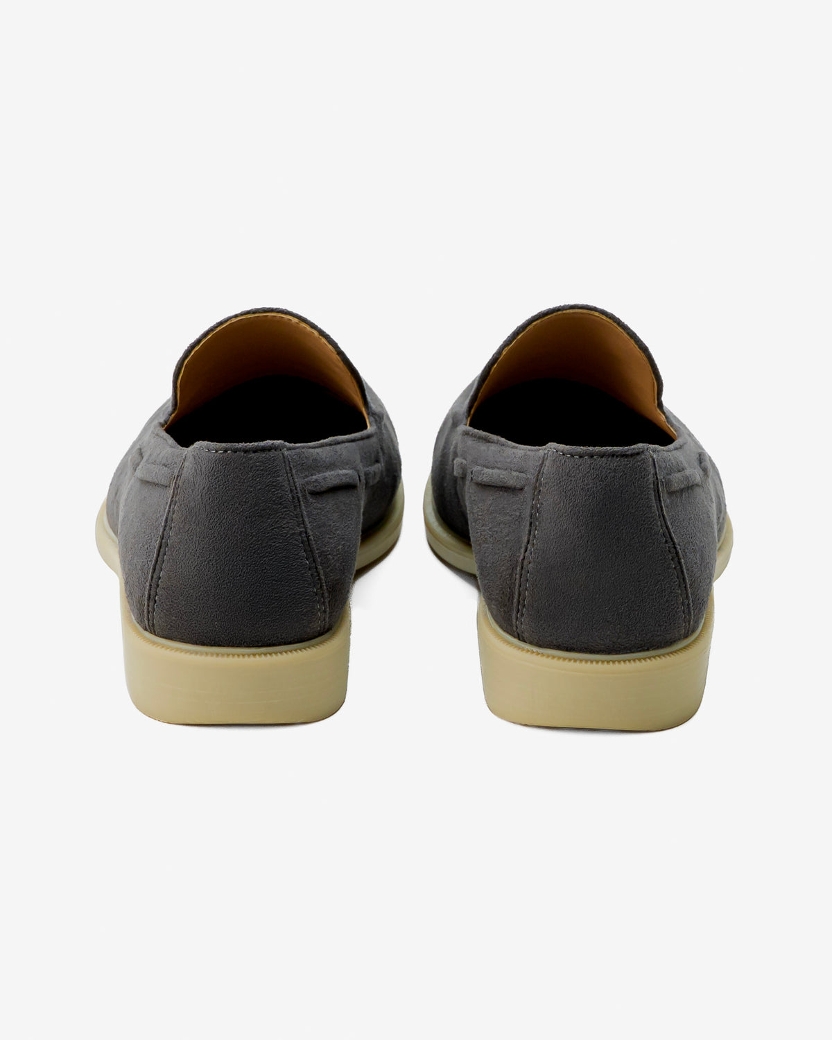 Grey Suede Slip-on