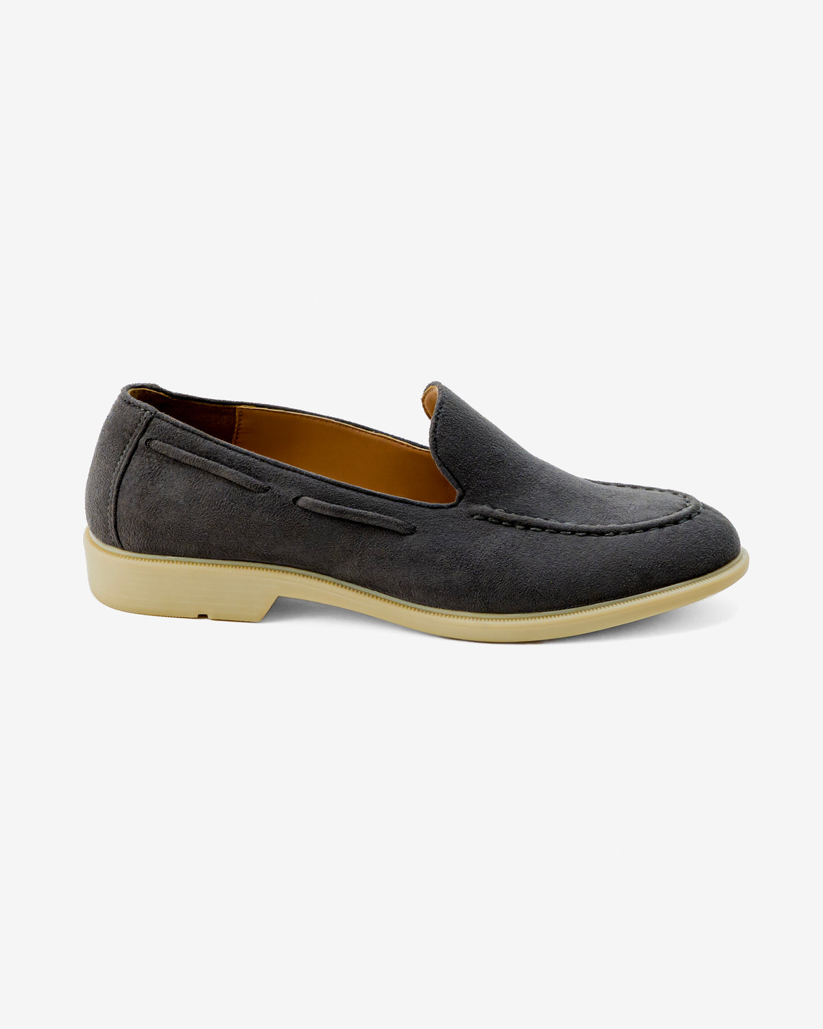 Grey Suede Slip-on
