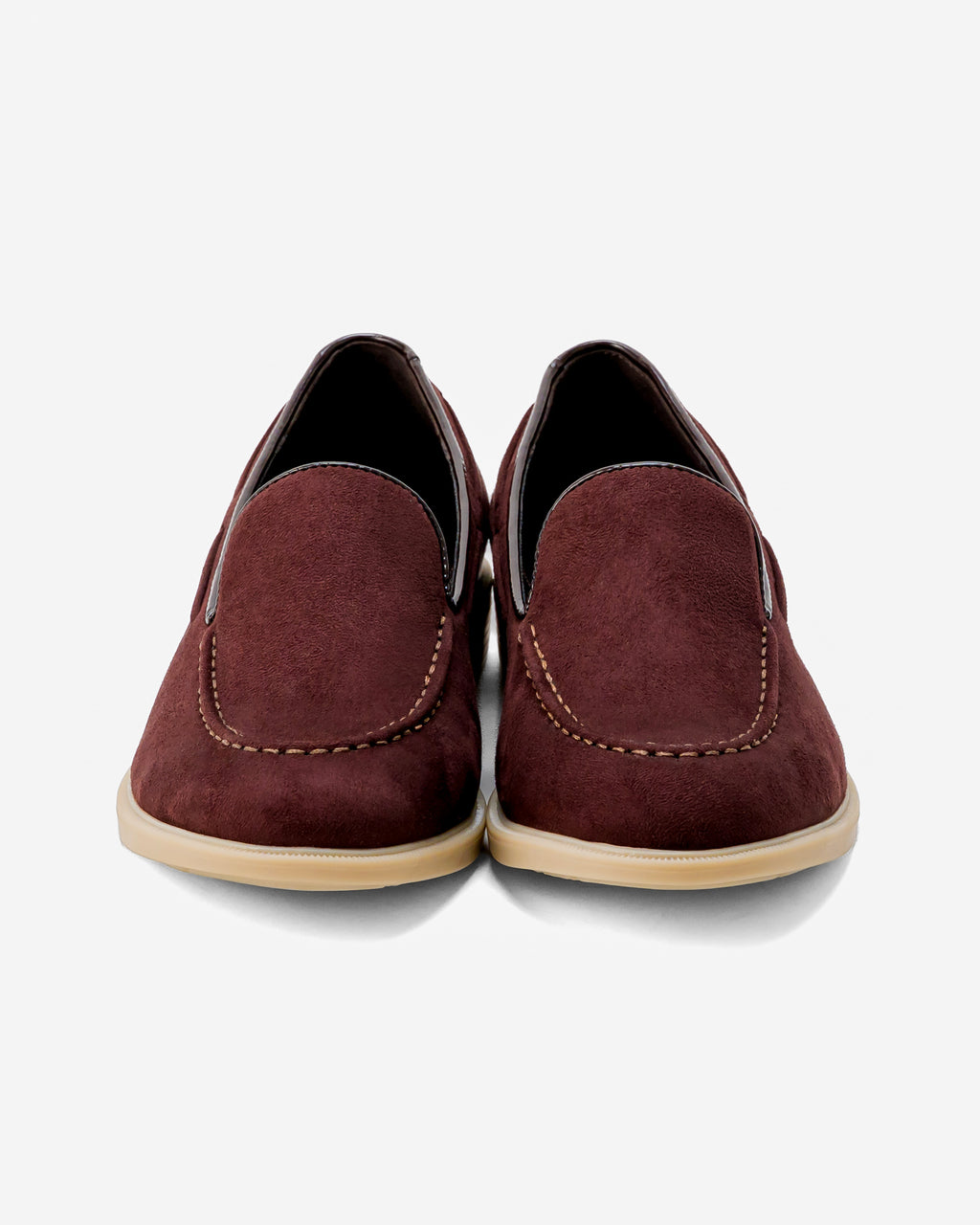 Maroon Suede Slip-on