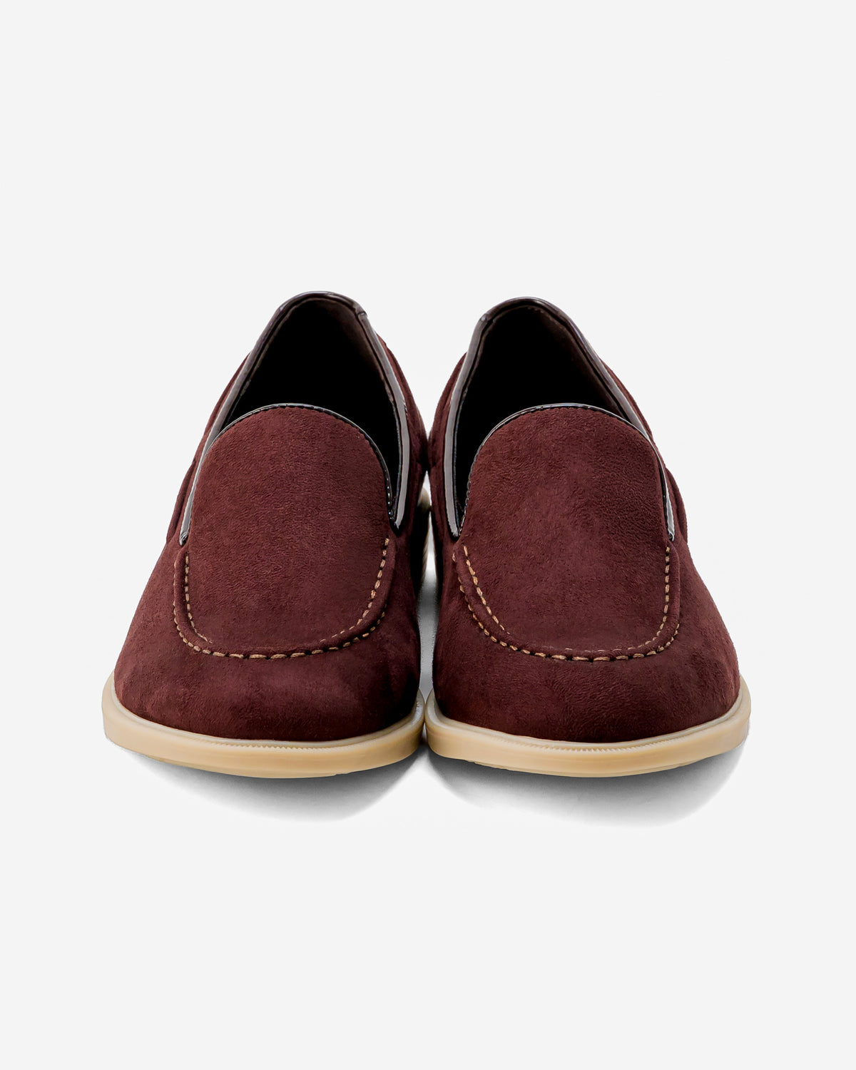 Maroon Suede Slip-on
