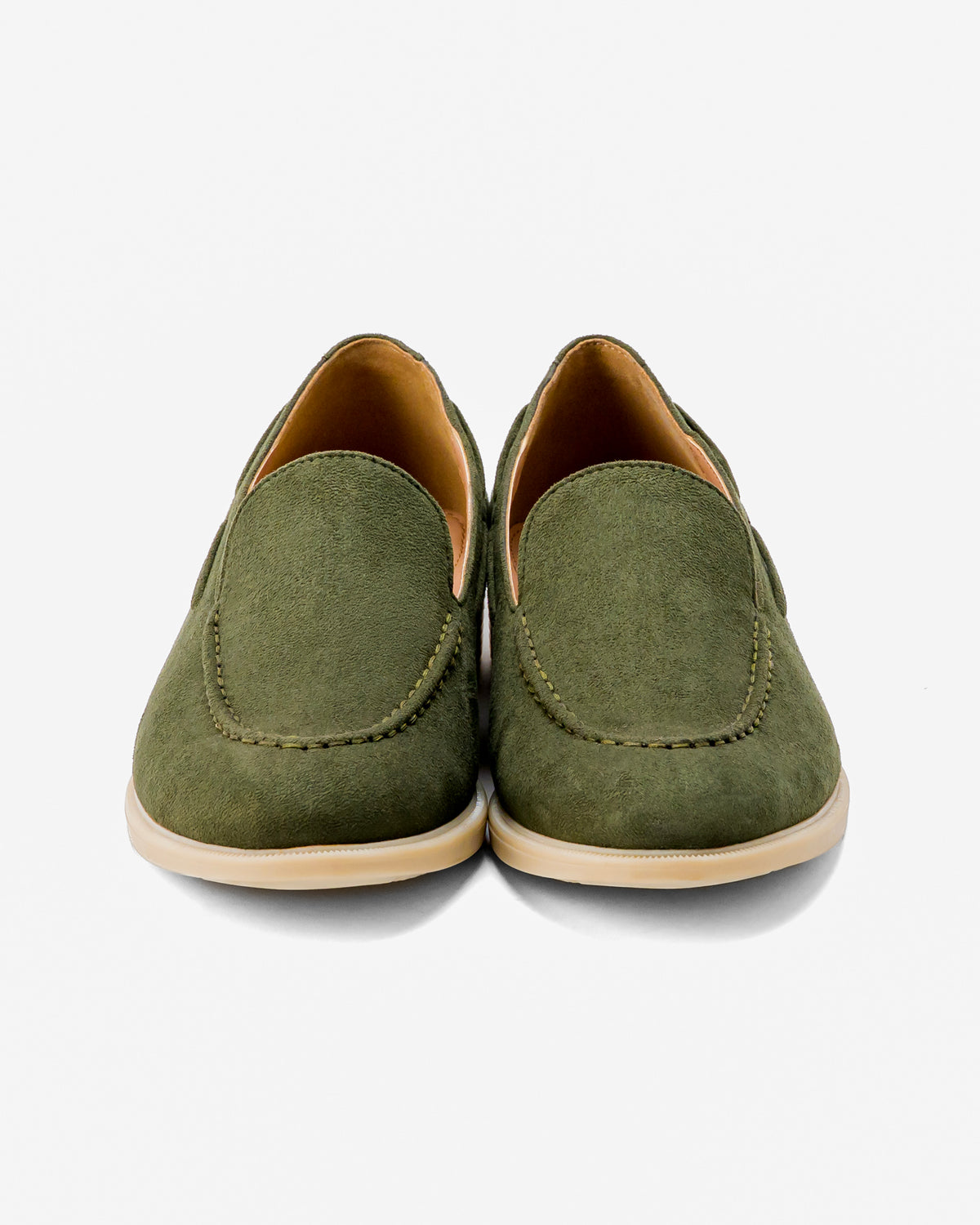 Olive Suede Slip-on