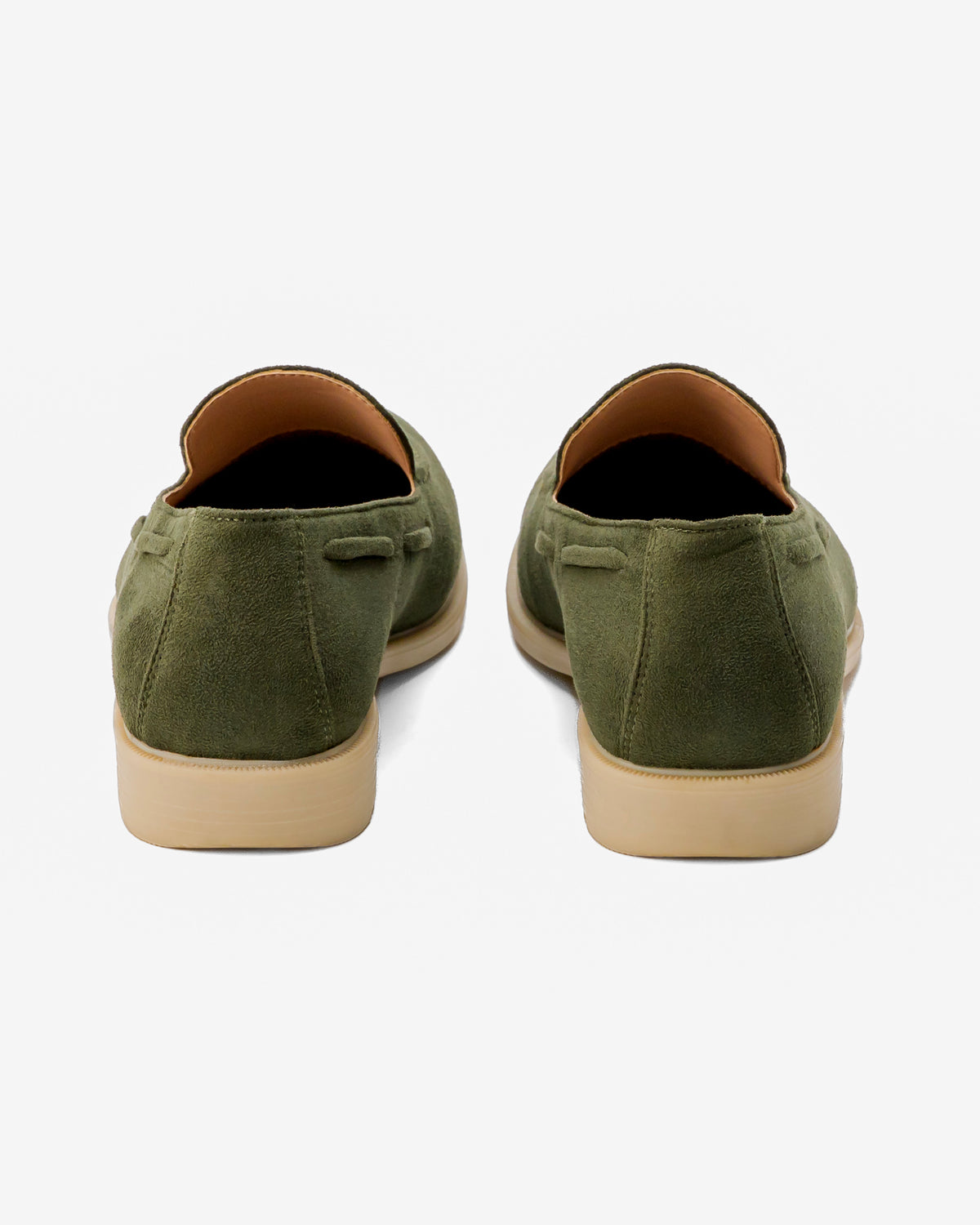 Olive Suede Slip-on