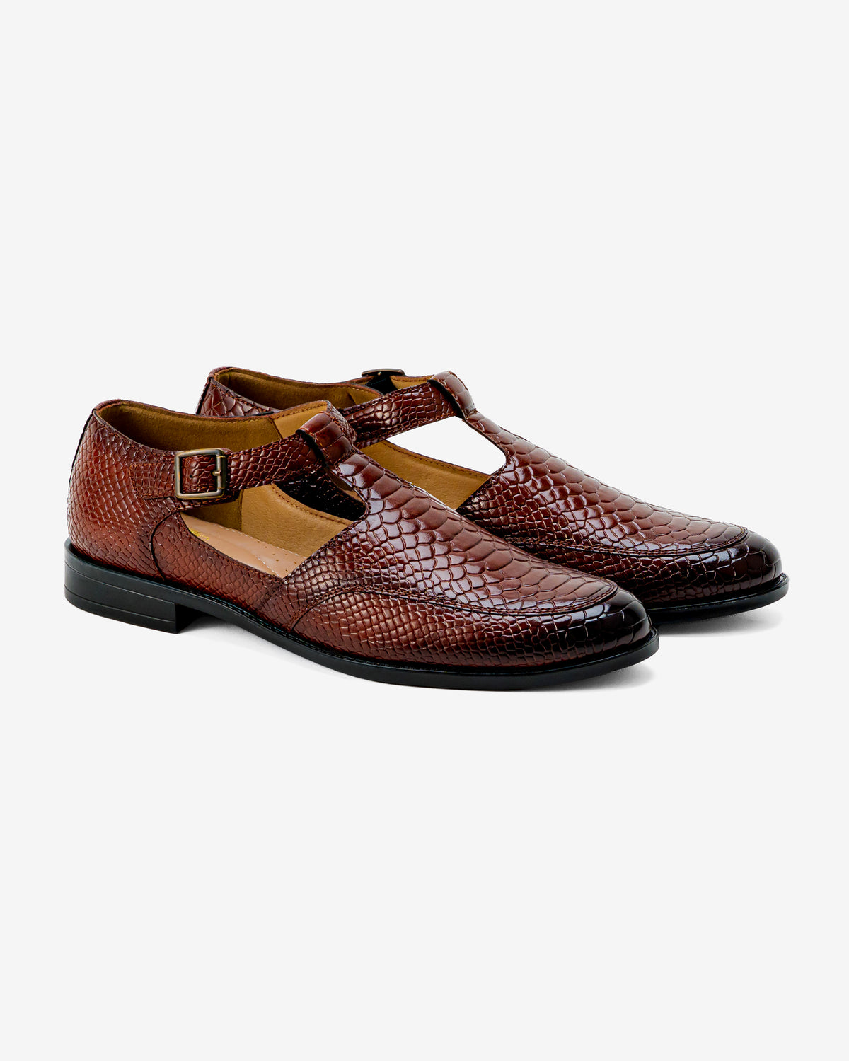 Abeer Crocodile Sandal
