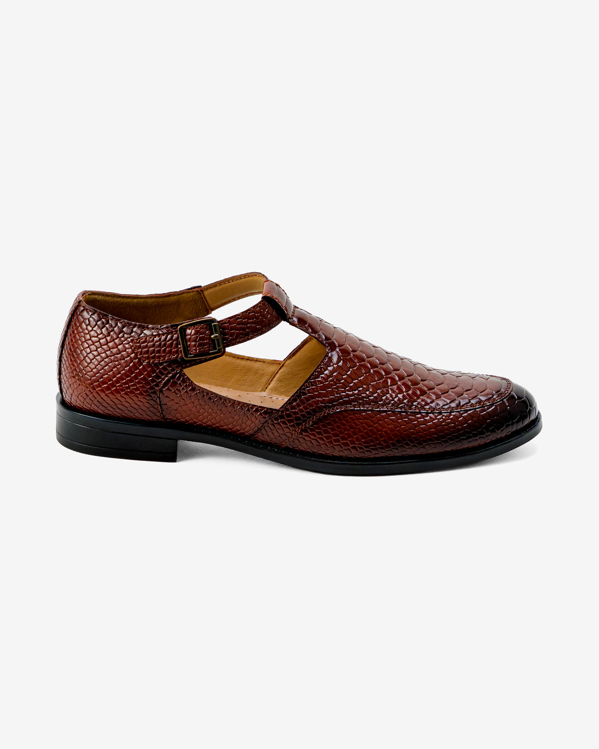 Abeer Crocodile Sandal